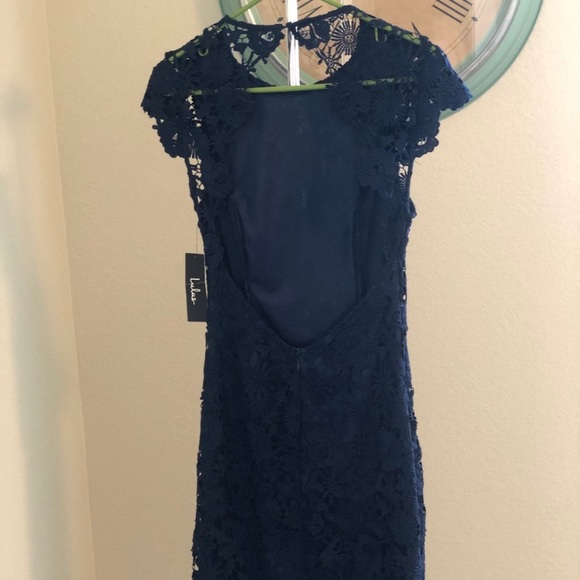 Lulu’s Romance Language Backless Lace Dress - Picture 6 of 6